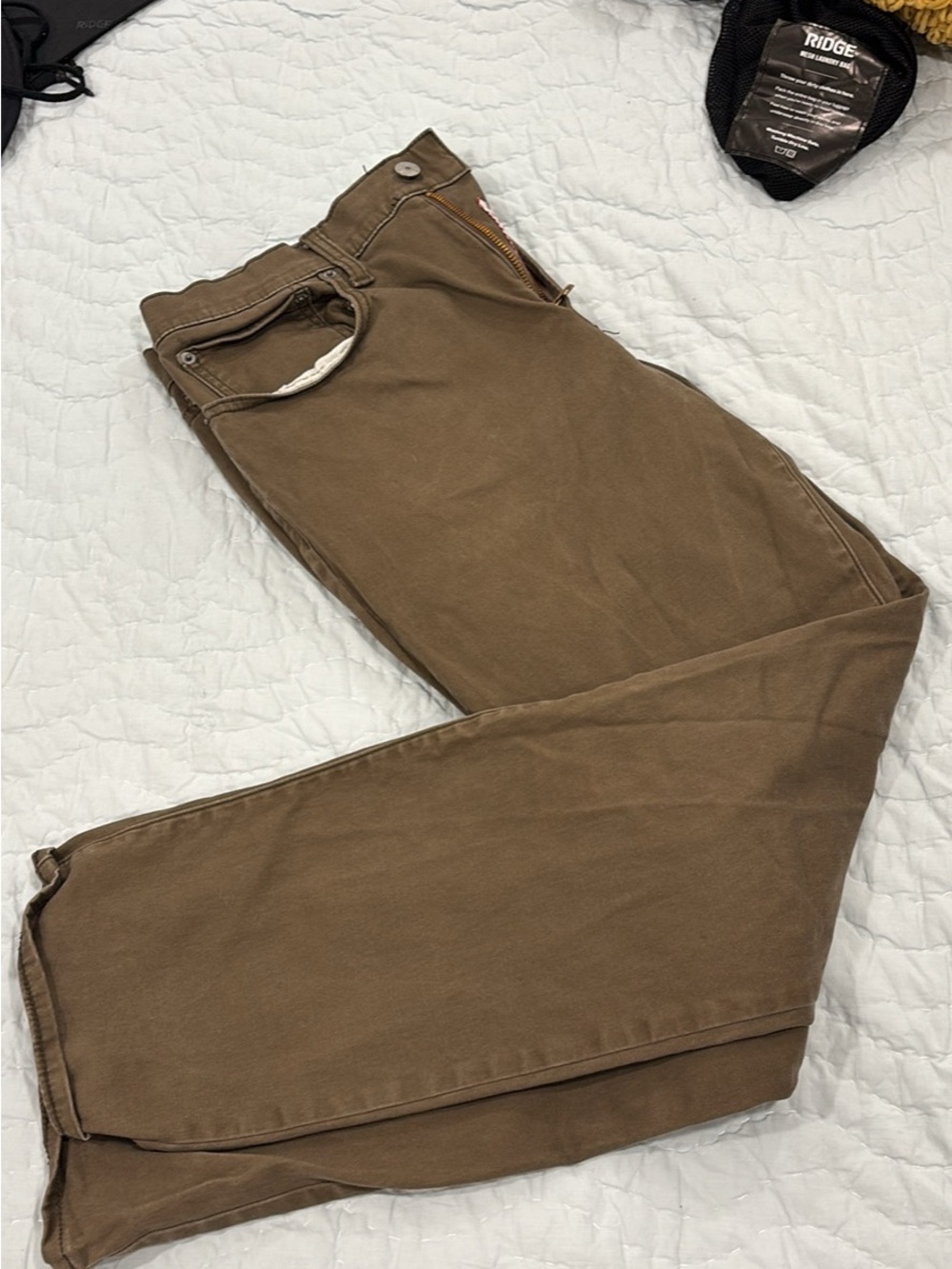 Lucky Brand Slim Straight Jeans in Brown